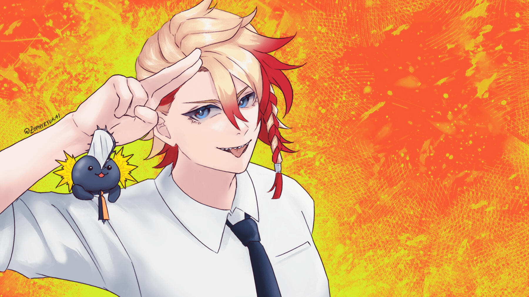 【Axel Syrios COVER CELEBRATION STREAM!!!】Thumbnail Illustration