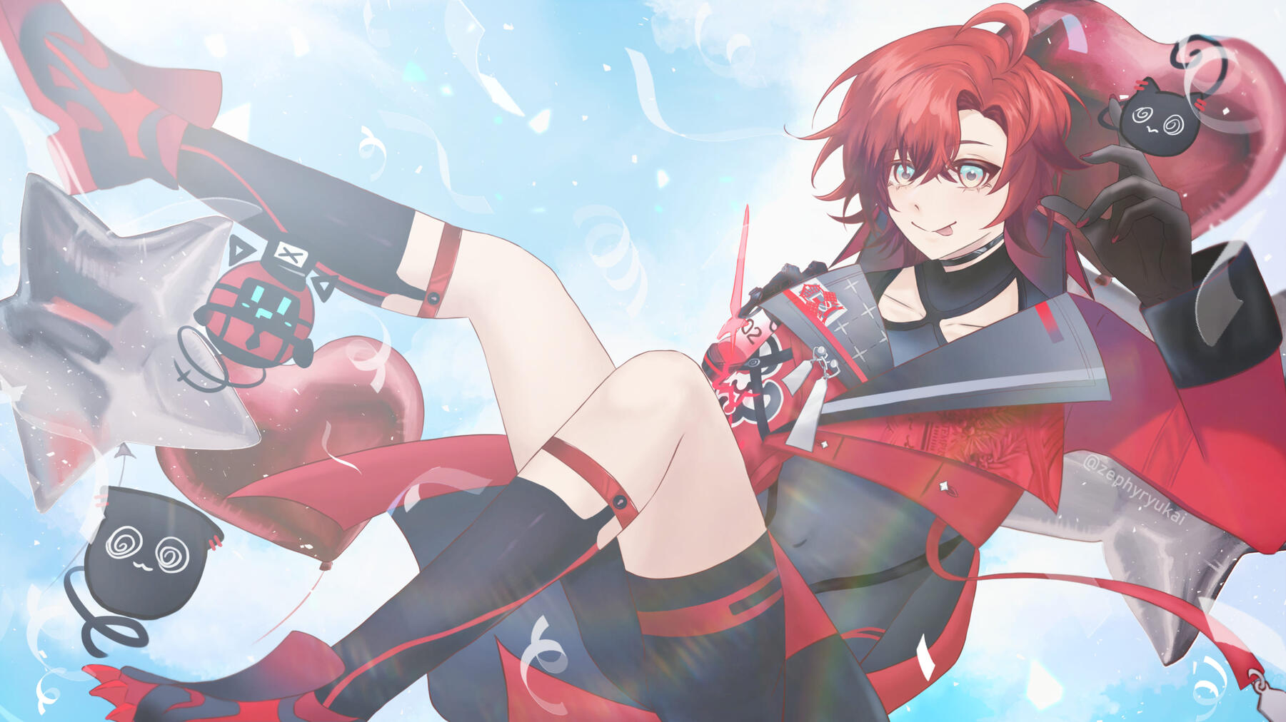 【Machina X Flayon in Times Square Billboard】 Illustration